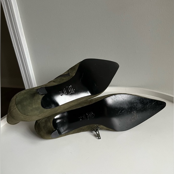 Seducta Paris Suede Kitten Heel Pointed Toe Ankle Boots Size 7.5 - Picture 7 of 14